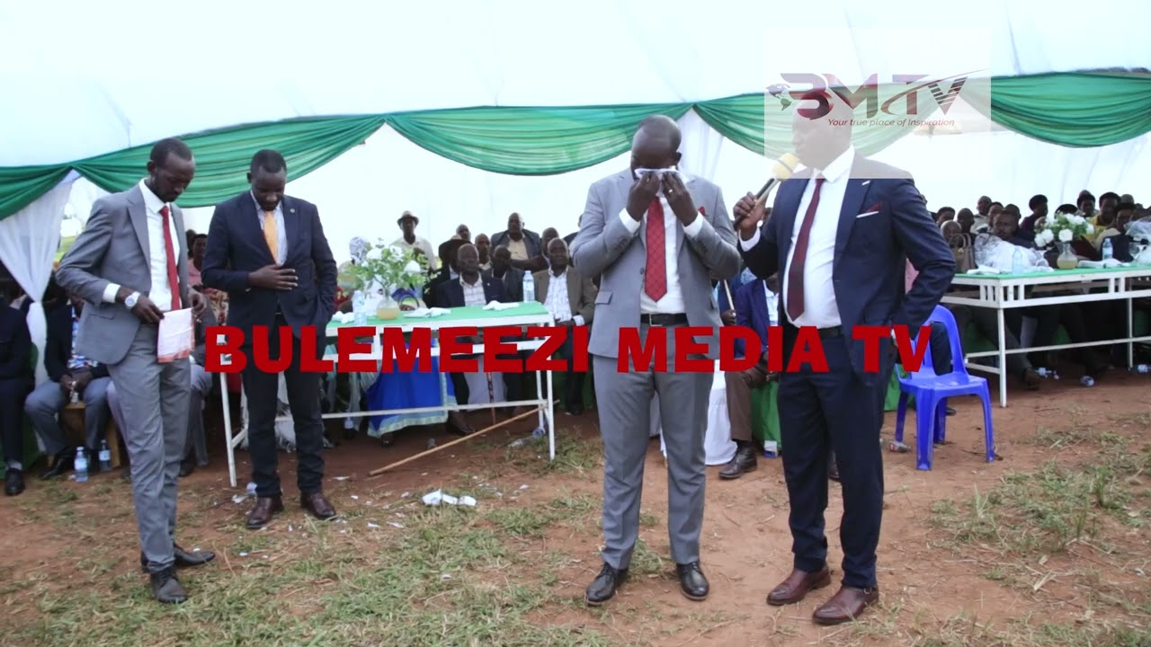 MC MUNDECHE MADE EVERY ONE HAPPY WITH HIS SPEECH IN KAMUSENENE KINYOGOGA.