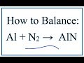 Balancing Chemical Equations