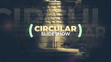 Circular Slideshow - Modern Elegant Parallax Opener | After Effects Template