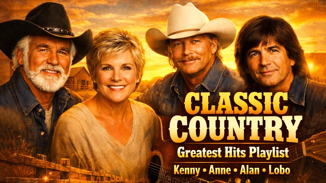 Classic Country Music Playlist | Kenny Rogers, Anne Murray, Alan Jackson & Lobo Greatest Hits