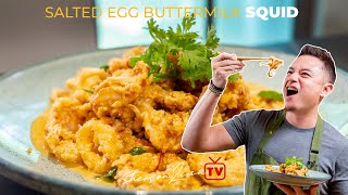 SALTED EGG BUTTER MILK SQUID | SHERSON LIAN