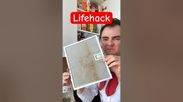 How to clean the filter in your extractor fan?😄