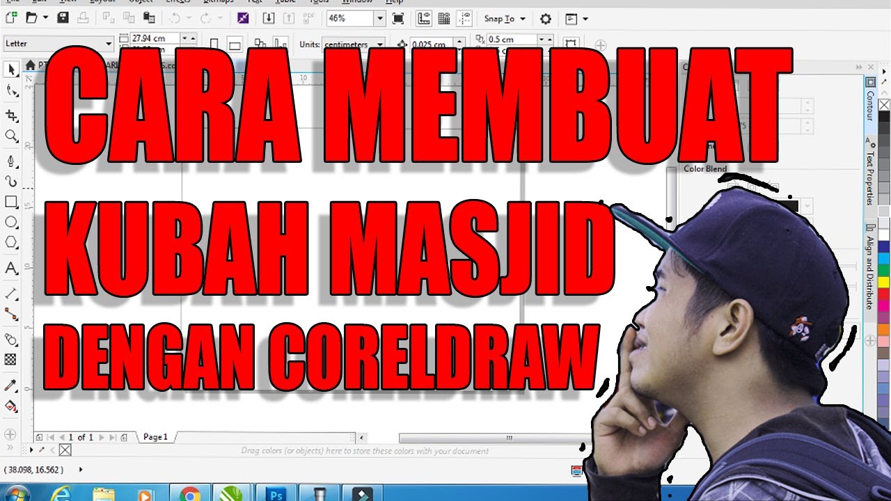  Cara Membuat Kubah Masjid dengan Corel Draw YouTube