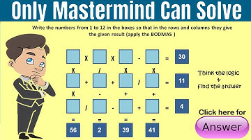 Only Mastermind Can Solve It Puzzle With Answer | Impossible Algebra Problem with Answer