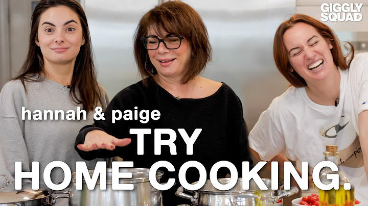 Hannah & Paige Try Home Cooking | Ep. 7: New York | The Giggly Squad