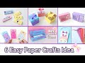 6 EASY CRAFT IDEAS || School Craft Idea || DIY Craft || Origami craft || paper mini gift idea