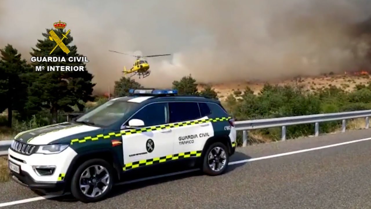 Incendios forestales: un pirómano y un coche, orígenes de las llamas en Segovia y Castellón