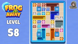 Frog Away level 58 solution