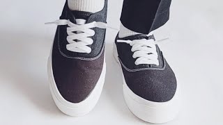 How To Lace Your Vans Authentic, Era (: Best Way :)