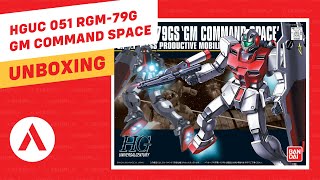 Unboxing: HGUC 051 RGM-79G GM Command Space