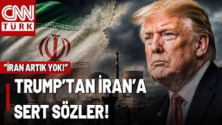 Son Daki̇katrumptan İrana Şok Sözler Allaha Hamdolsun İran Artık Yok