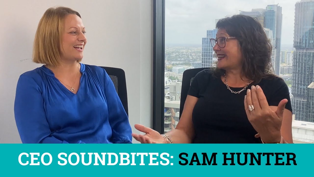 Episode 2 - CEO Soundbites: Interview with Samantha Hunter - YouTube
