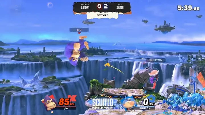 Glutonny (Wario/Donkey Kong) vs. Shuton (Olimar) |...