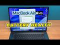 How to Check the Battery Health on the MacBook Air M5