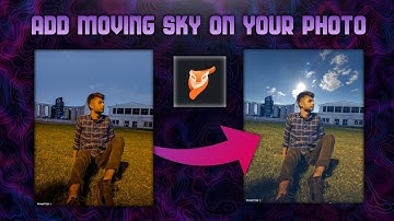 how to make moving sky☁️ in one click | create animation on photo | motion leap