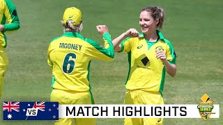 Australia Extend Winning Streak In Style Commbank Odi Series Vs New Zealand