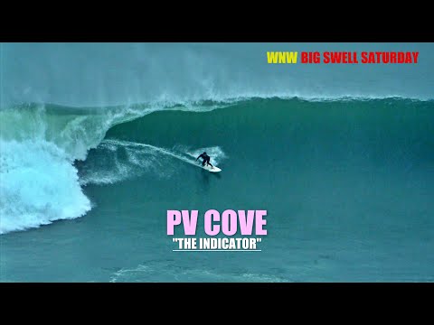 Palos Verdes Cove Big Sat. WNW Surf 1.14.23