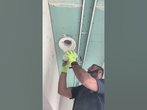 Вытяжка скрытого монтажа #гипсокартон #монтажгипсокартона #монтажгкл # ...