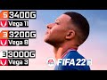 FIFA 22 - Ryzen 3 3200G Vega 8 - Ryzen 5 3400G Vega 11 - Athlon 3000G Vega 3