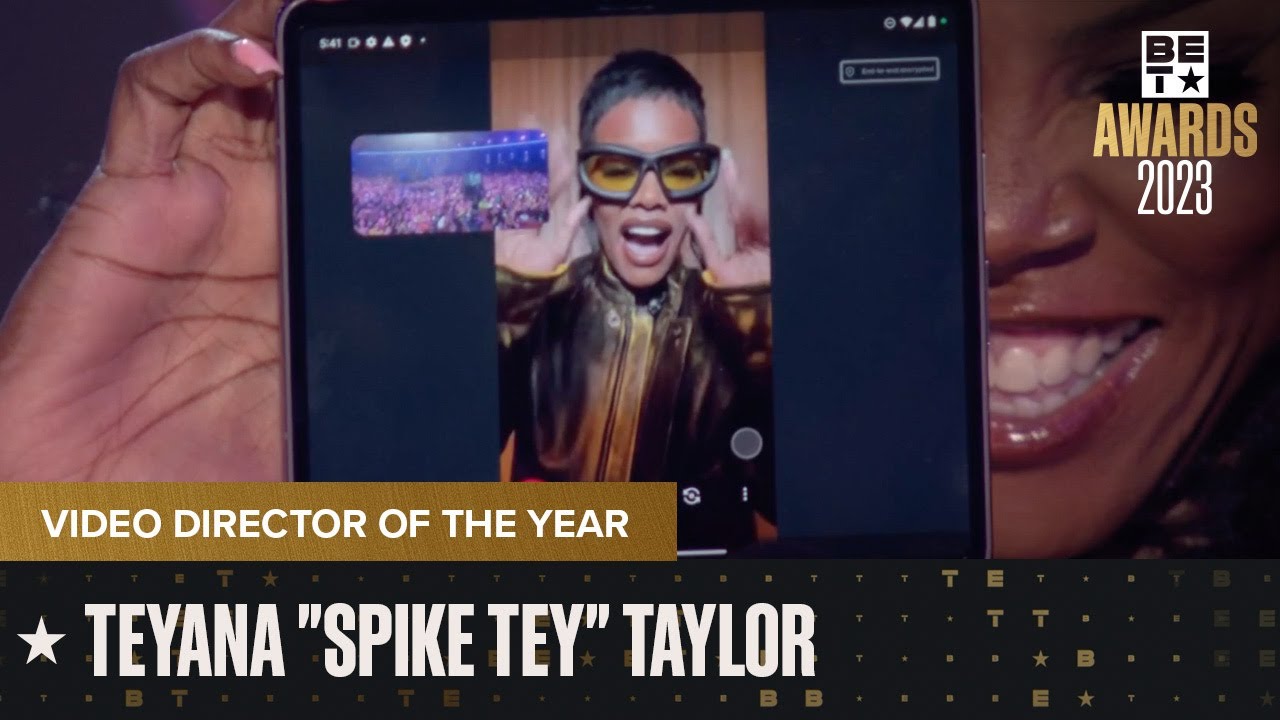 Congrats To Teyana Taylor On Taking Home The Award For Best Director Of The Year! | BET Awards '