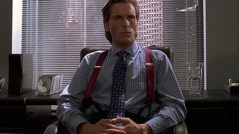 American Psycho - Office Interrogation - 1080 HD