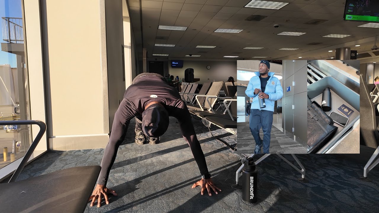 BRUNDIFIT TRAINING | SCAPULA & LEGS AT THE AIRPORT — PT. 4 HOUR LAYOVER