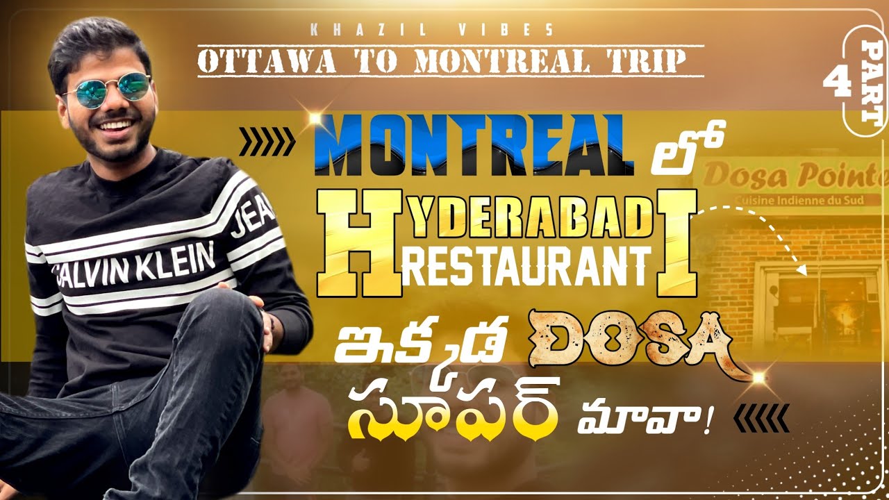 Hyderabadi Restaurant lo Na "EXPERIENCE" 😱 | Montreal || 