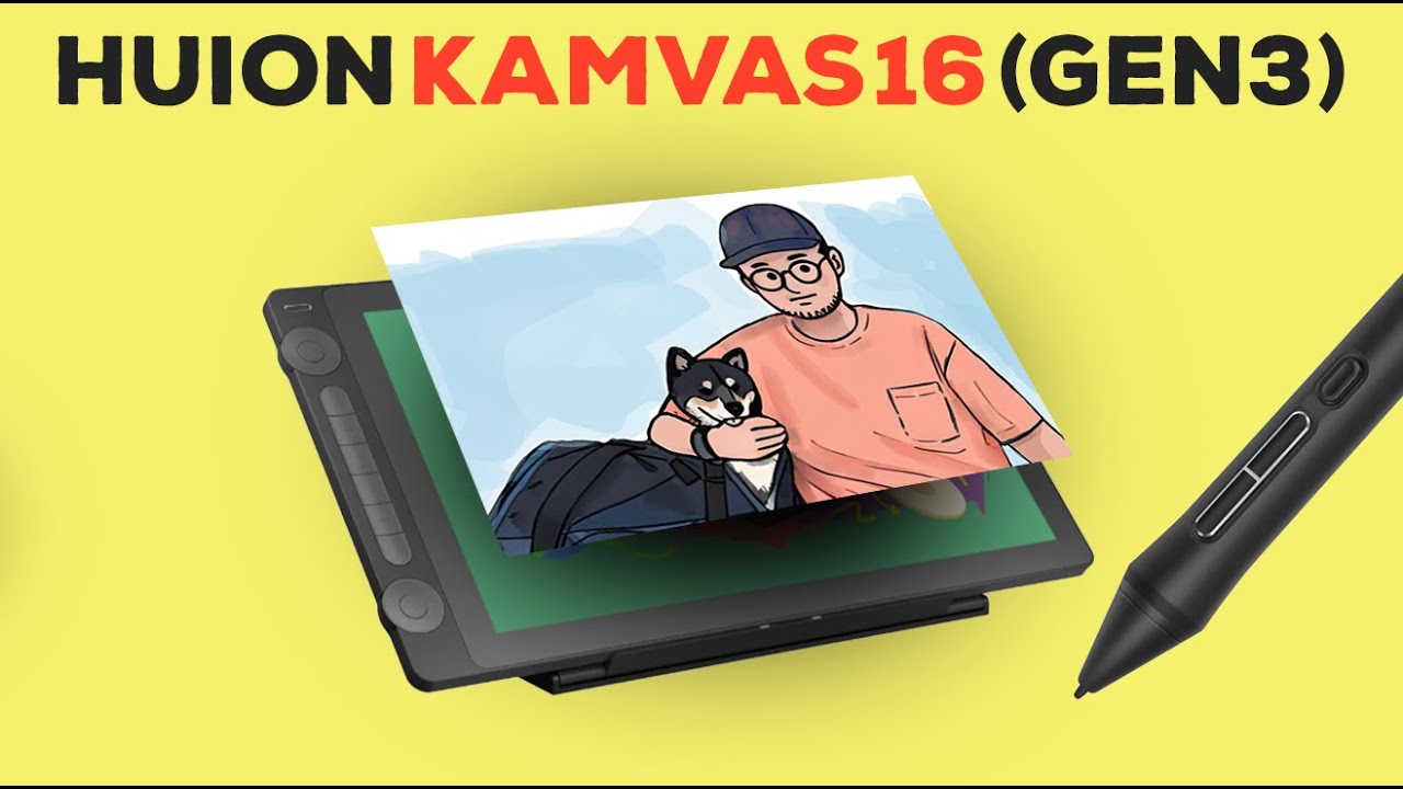Huion Kamvas 16 (Gen 3) (GS1563) - купить графический дисплей