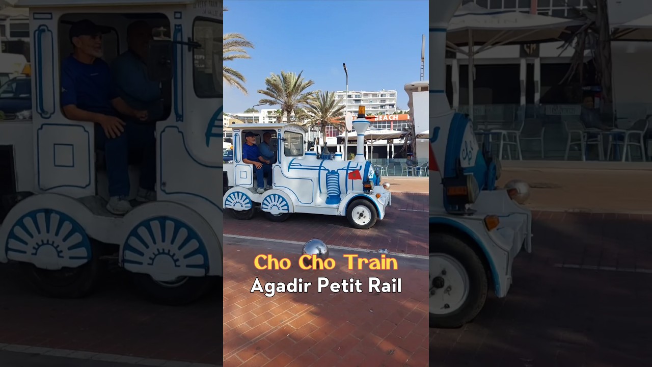 Moroccan Tourists Train, Agadir, المغرب