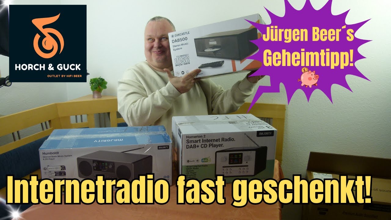 Geheimer Spartipp! Hochwertiges Internetradio fast geschenkt - Jürgen Beer zeigt Dir wie das geht!
