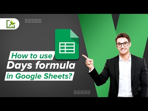How to use DAYS formula in Google Sheets?