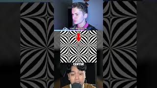 The illusion makes the water in the image move