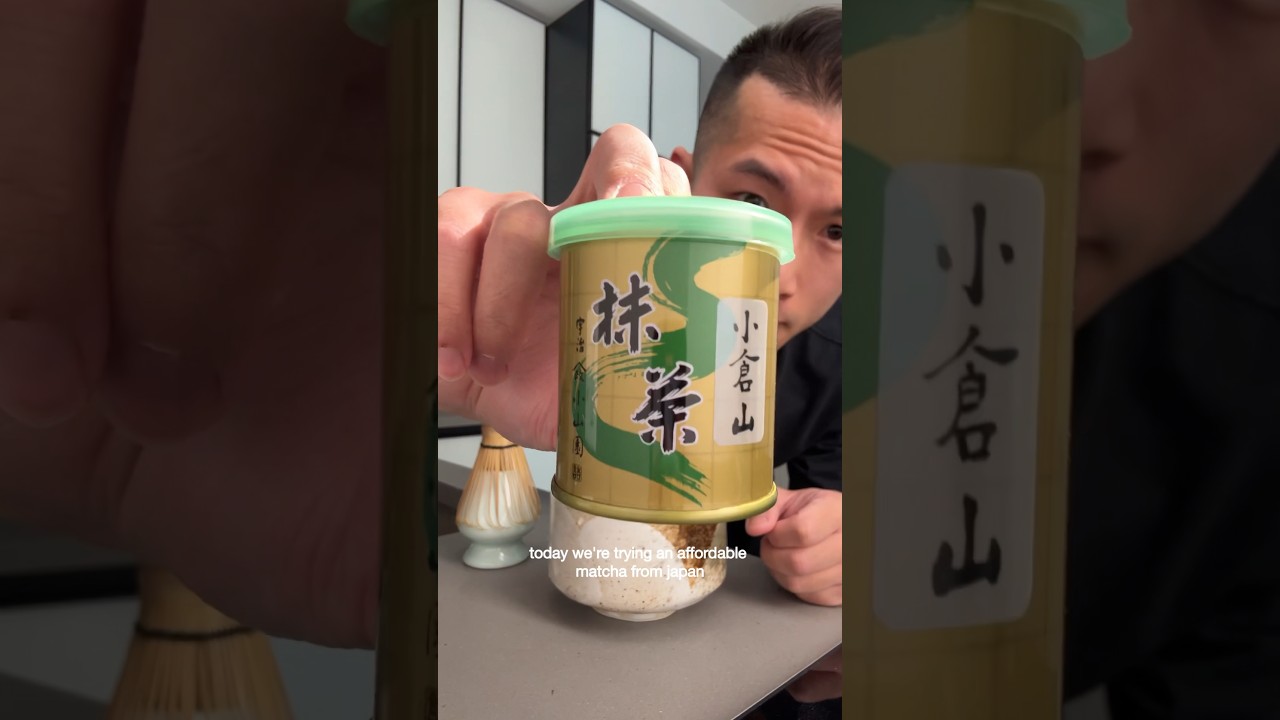 trying yamamasa koyamaen ogurayama matcha 🍵