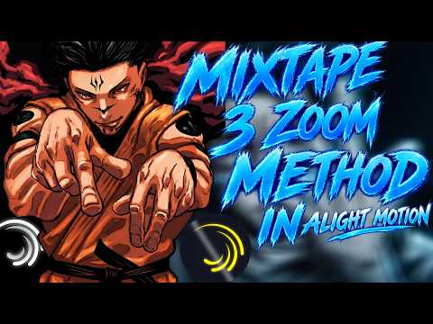 How to make mixtape zoom transition like a pro in alight motion l 3 mixtape zoom methods for editors
