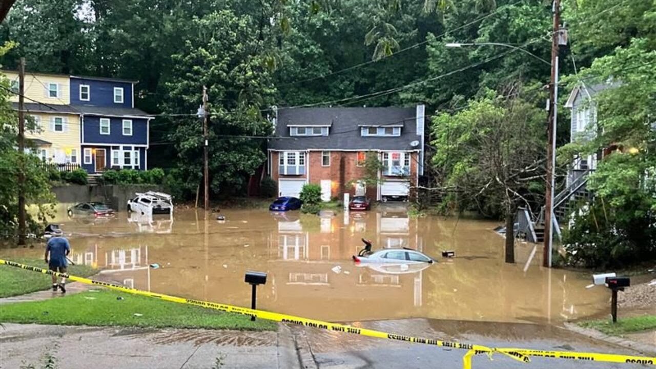 Metro Atlanta flooding sees trapped residents, downed trees