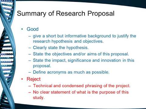 How to write a Research Proposal - YouTube