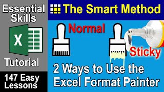 Famous 4-22: Two Ways to Use the Format Painter (Sticky and One-Time) Profile