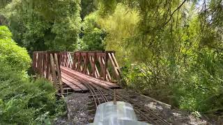 (RAW FOOTAGE) Drivers eye view around Hamilton Model Engineers “inside track”.