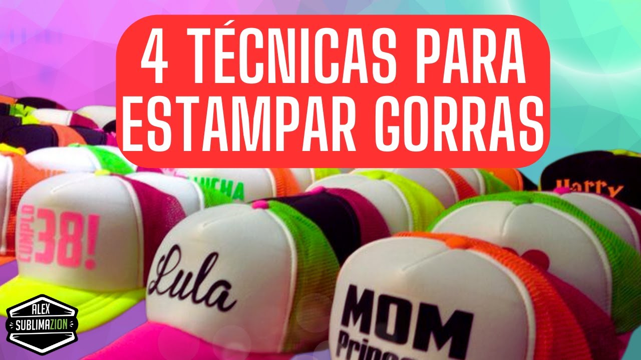 𝟰 𝗧𝗘́𝗖𝗡𝗜𝗖𝗔𝗦 𝗗𝗘 𝗘𝗦𝗧𝗔𝗠𝗣𝗔𝗗𝗢 𝗘𝗡 𝗚𝗢𝗥𝗥𝗔𝗦 🧢🎨