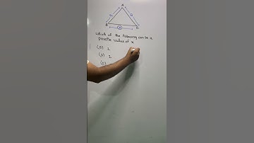 How to find length of third side of triangle if two sides are given #ssc  #cbse #triangle