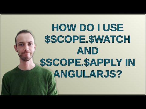How do I use $scope.$watch and $scope.$apply in AngularJS?