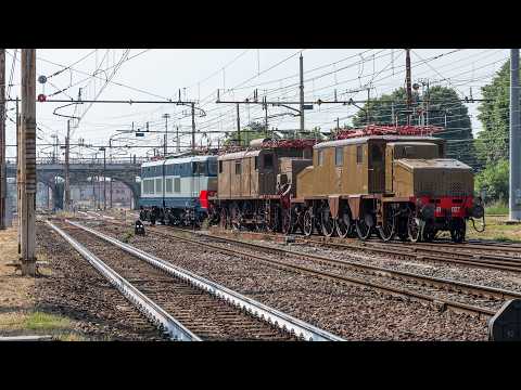 Video TRENO STORICO per i 50 anni dal TRIFASE e altri treni ad ALESSANDRIA a Maggio 2026 N.1/2