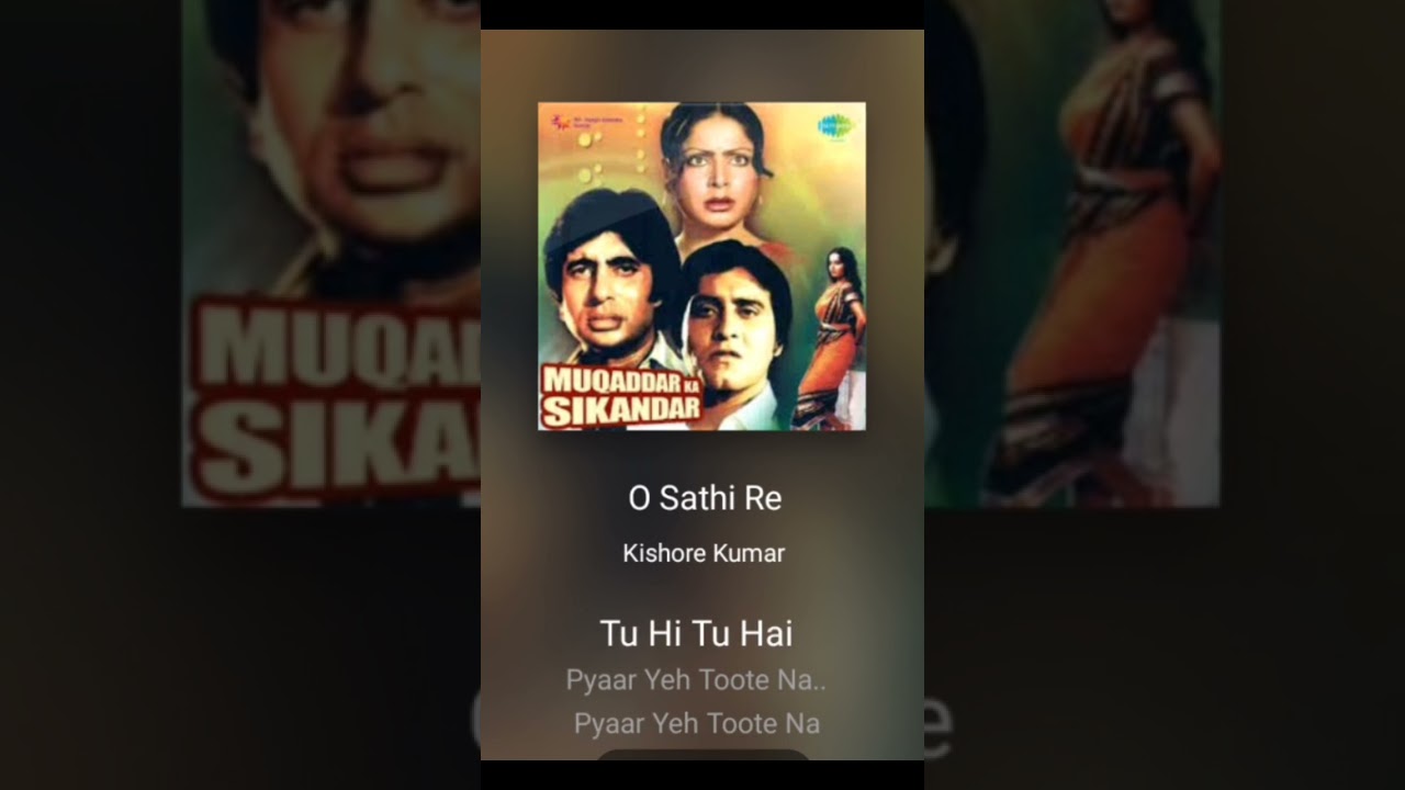 O sathire song by me/ Muqaddar ka sikandar 