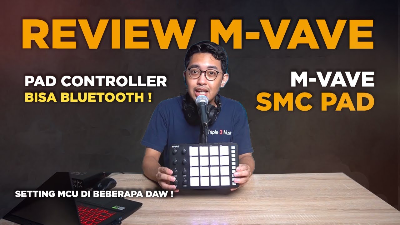 Review M-VAVE SMC PAD Midi Controller yang Portable dan bisa Bluetooth !