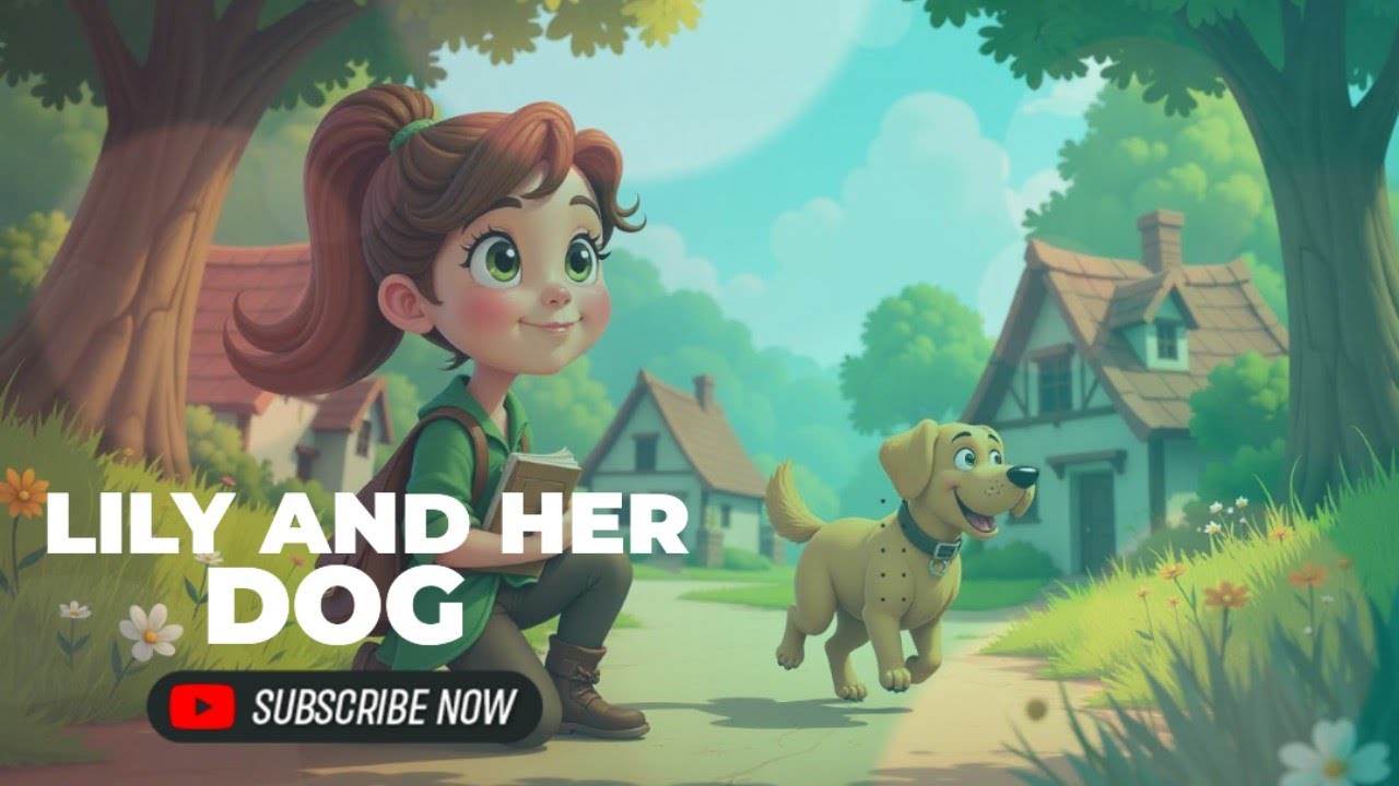 A clever girl and her Dog || AI animation story