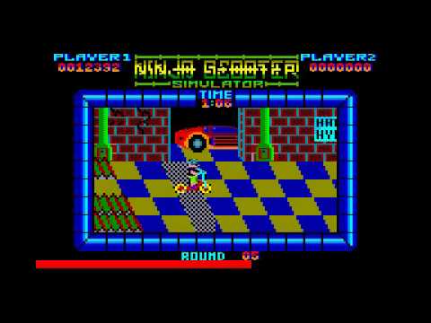 Ninja Scooter Simulator - Amstrad CPC