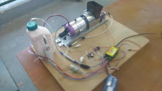 1st start of a micto gas turbine JetCat SPT5