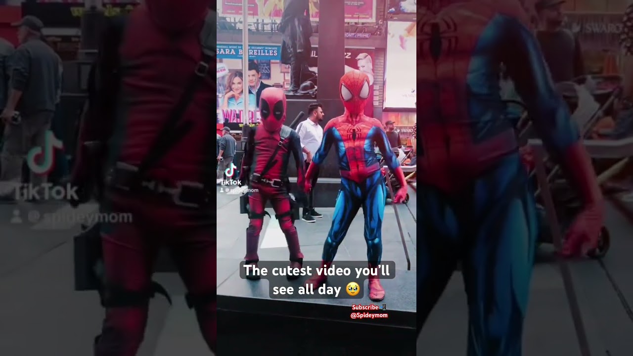 Real Life Deadpool & Spider-Man in 