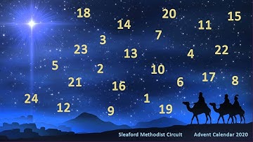Sleaford Methodist Circuit Advent Calendar 2020 day 1