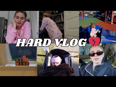 VALENTINES WEEK VLOG: hard to vlog, hard week, daily life as a mom of two babies | McKenna Ashcroft